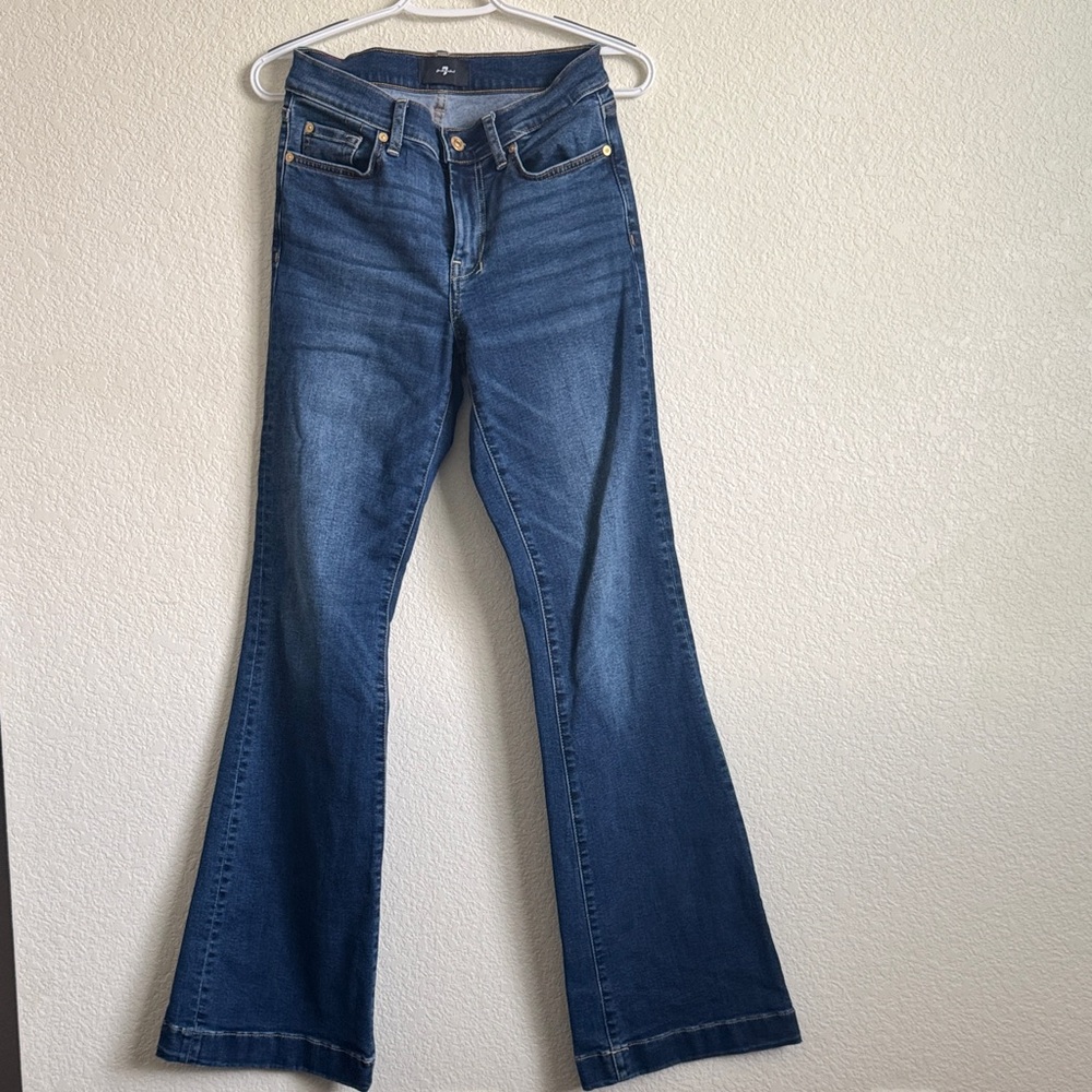 Women 7 For All Mankind Dojo Slim Illusion Size 27x35